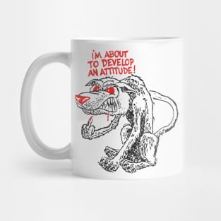 Wolf With An Attitude Problem Mug